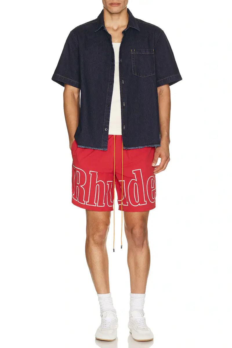 Rhude Logo Track Short | Thumbnail 3