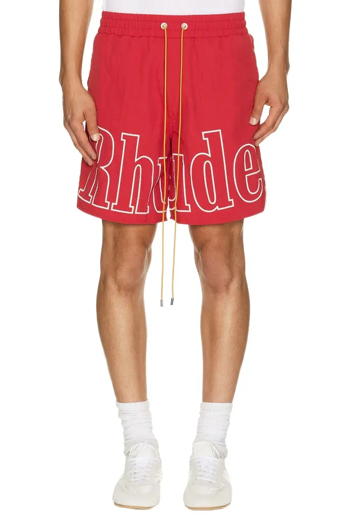 Rhude Logo Track Short | Image 1 Rhude Logo Track Short | Image 1