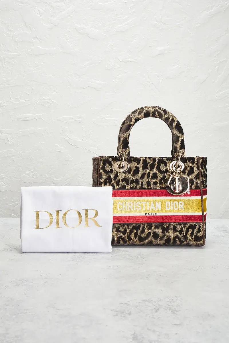 Dior Dior Leopard Lady D-Lite Handbag | Thumbnail 7 Dior Dior Leopard Lady D-Lite Handbag | Thumbnail 7