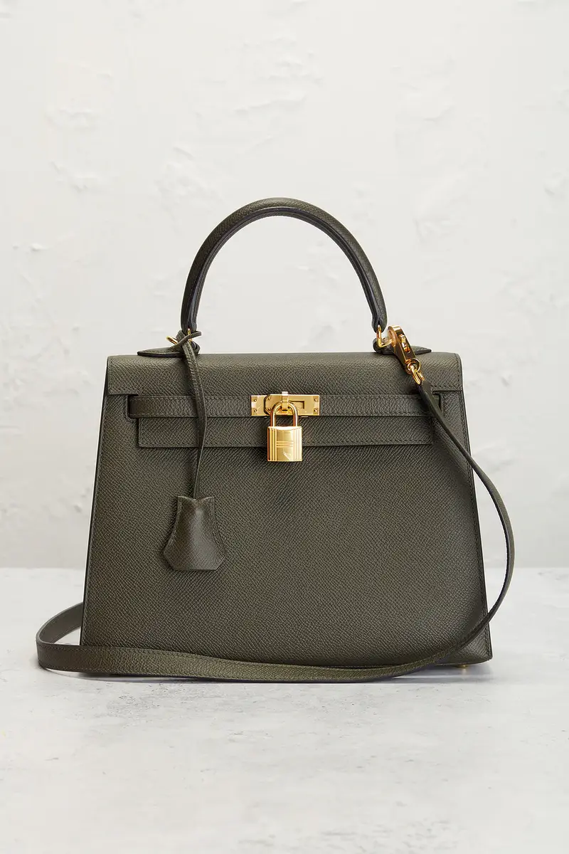 HERMÈS Hermes Epsom Kelly 25 Sellier Handbag | Thumbnail 2