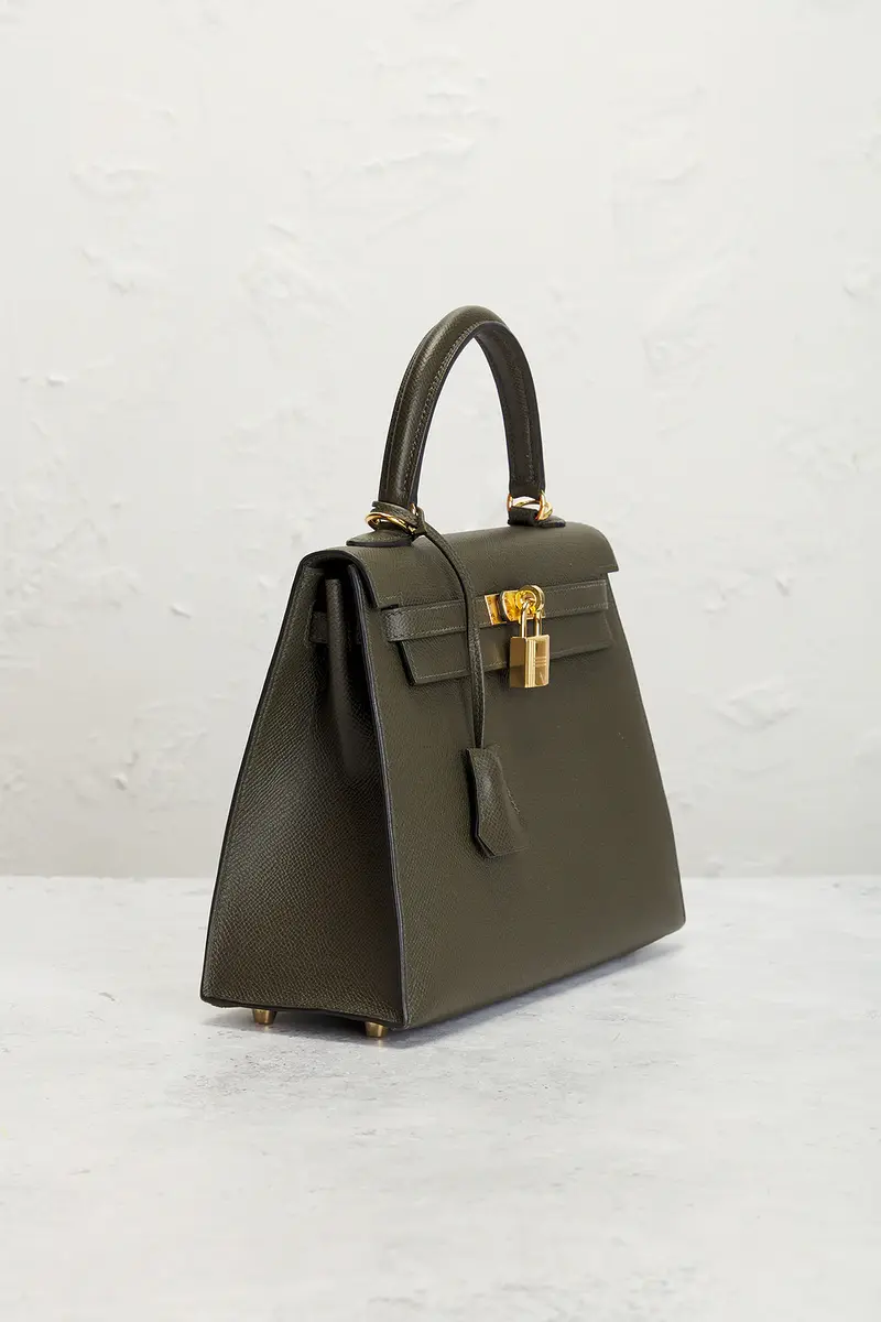 HERMÈS Hermes Epsom Kelly 25 Sellier Handbag | Thumbnail 4