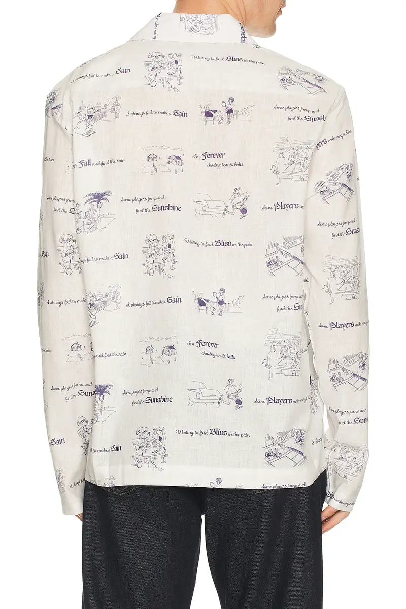 Palmes Sunshine Linen Shirt | Thumbnail 2