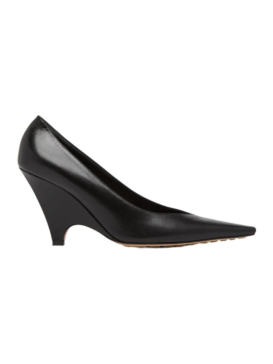 Women's Scaletta 90MM Leather Wedge Pumps