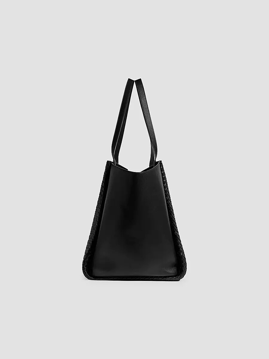 Bottega Veneta Women's Large Corso Intrecciato Leather Tote Bag | Thumbnail 6 Bottega Veneta Women's Large Corso Intrecciato Leather Tote Bag | Thumbnail 6
