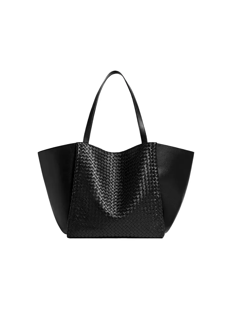 Women's Large Corso Intrecciato Leather Tote Bag Women's Large Corso Intrecciato Leather Tote Bag