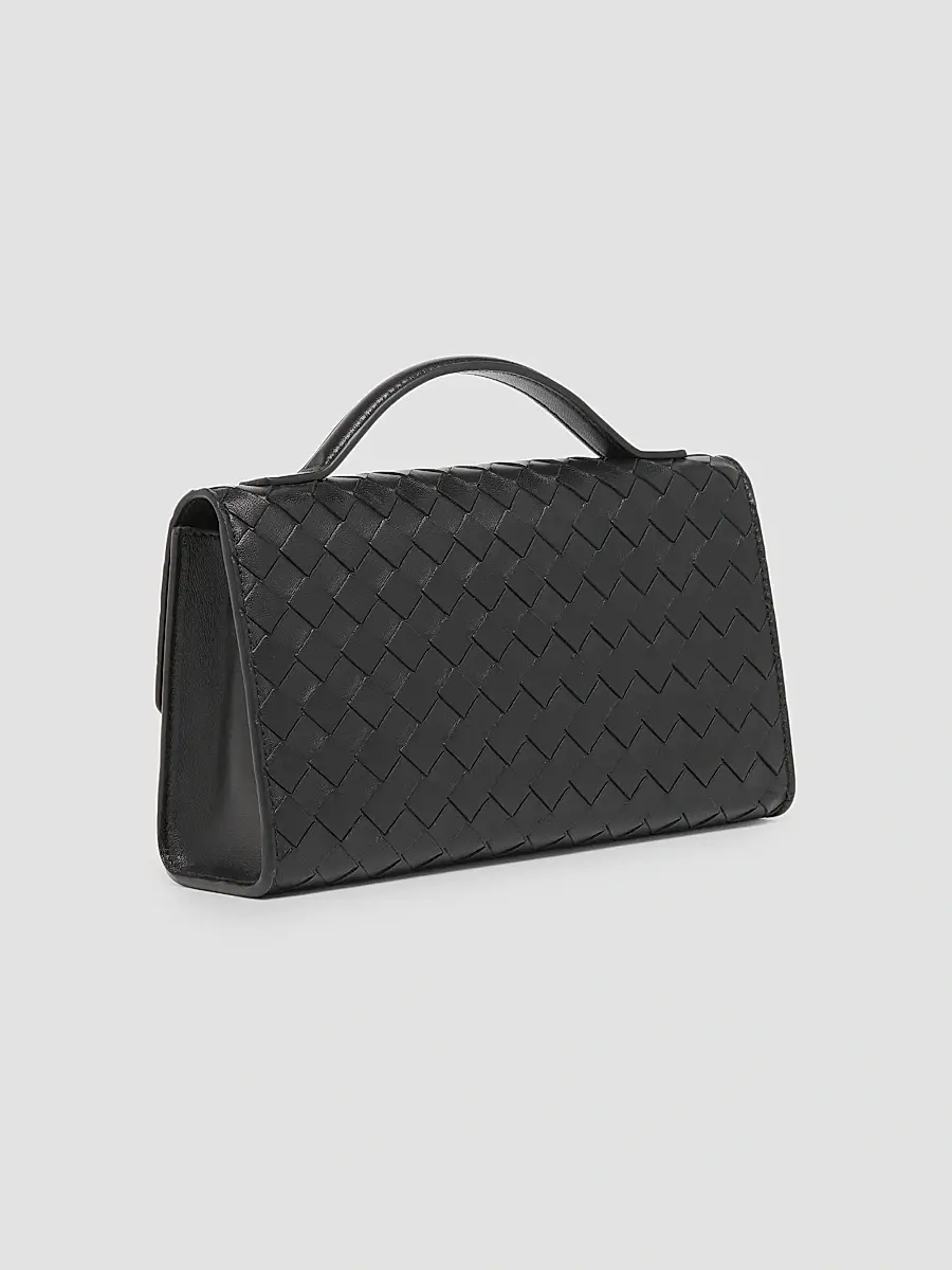 Bottega Veneta Women's Andiamo 25 Leather Clutch | Thumbnail 2 Bottega Veneta Women's Andiamo 25 Leather Clutch | Thumbnail 2
