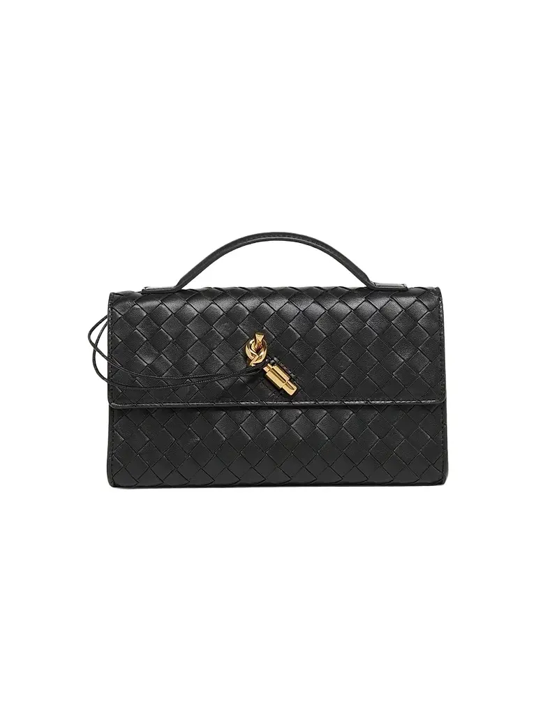 Bottega Veneta Women's Andiamo Leather Clutch | Image 1 Bottega Veneta Women's Andiamo Leather Clutch | Image 1