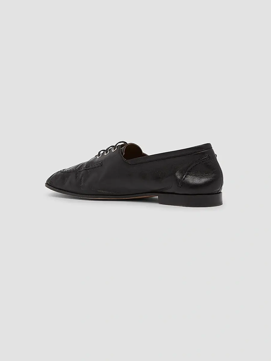 Bottega Veneta Women's Gino Lace-Up Leather Shoes | Thumbnail 4 Bottega Veneta Women's Gino Lace-Up Leather Shoes | Thumbnail 4