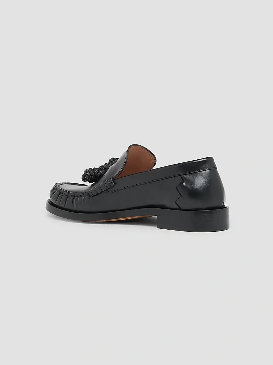 Bottega Veneta Women's Ugo Coaxial Knot Leather Loafers | Thumbnail 2 Bottega Veneta Women's Ugo Coaxial Knot Leather Loafers | Thumbnail 2
