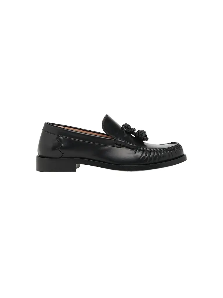 Bottega Veneta Women's Ugo Coaxial Knot Leather Loafers