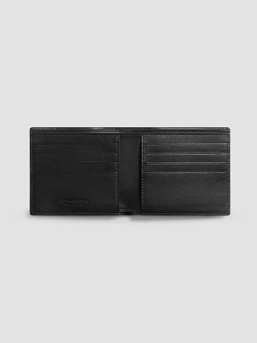Bottega Veneta Men's Intrecciato Leather & Suede Bifold Wallet | Thumbnail 2 Bottega Veneta Men's Intrecciato Leather & Suede Bifold Wallet | Thumbnail 2