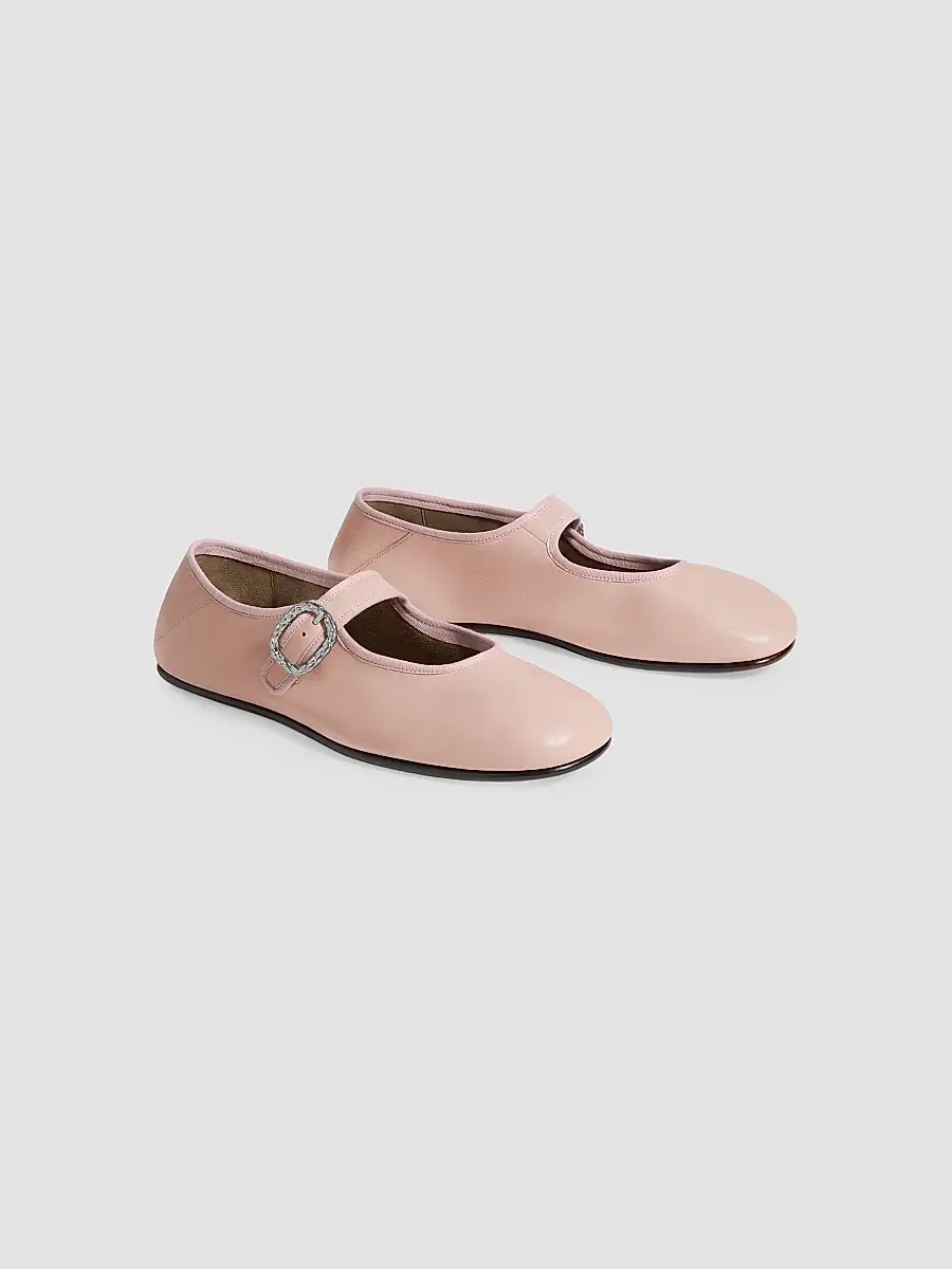 Bottega Veneta Women's Veneziana Nappa Leather Ballerina Flats | Thumbnail 5 Bottega Veneta Women's Veneziana Nappa Leather Ballerina Flats | Thumbnail 5