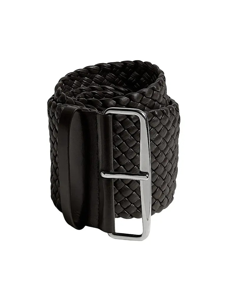 Bottega Veneta Women's Intrecciato Nappa Leather Belt