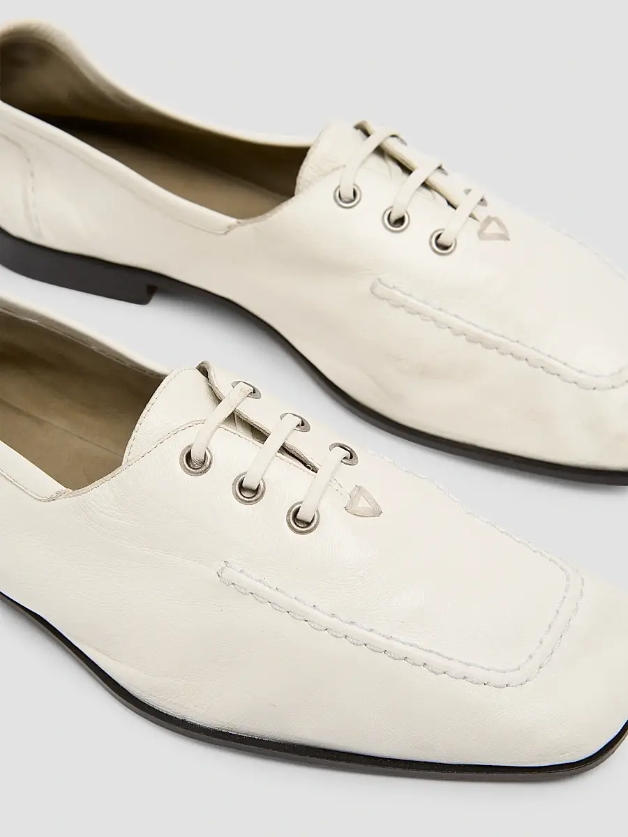 Bottega Veneta Women's Gino Lace-Up Leather Shoes | Thumbnail 6 Bottega Veneta Women's Gino Lace-Up Leather Shoes | Thumbnail 6