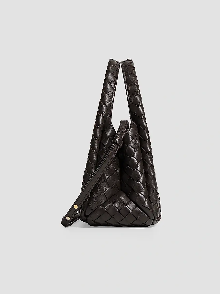 Bottega Veneta Women's Baby Campana Intrecciato Top Handle Bag | Thumbnail 4 Bottega Veneta Women's Baby Campana Intrecciato Top Handle Bag | Thumbnail 4