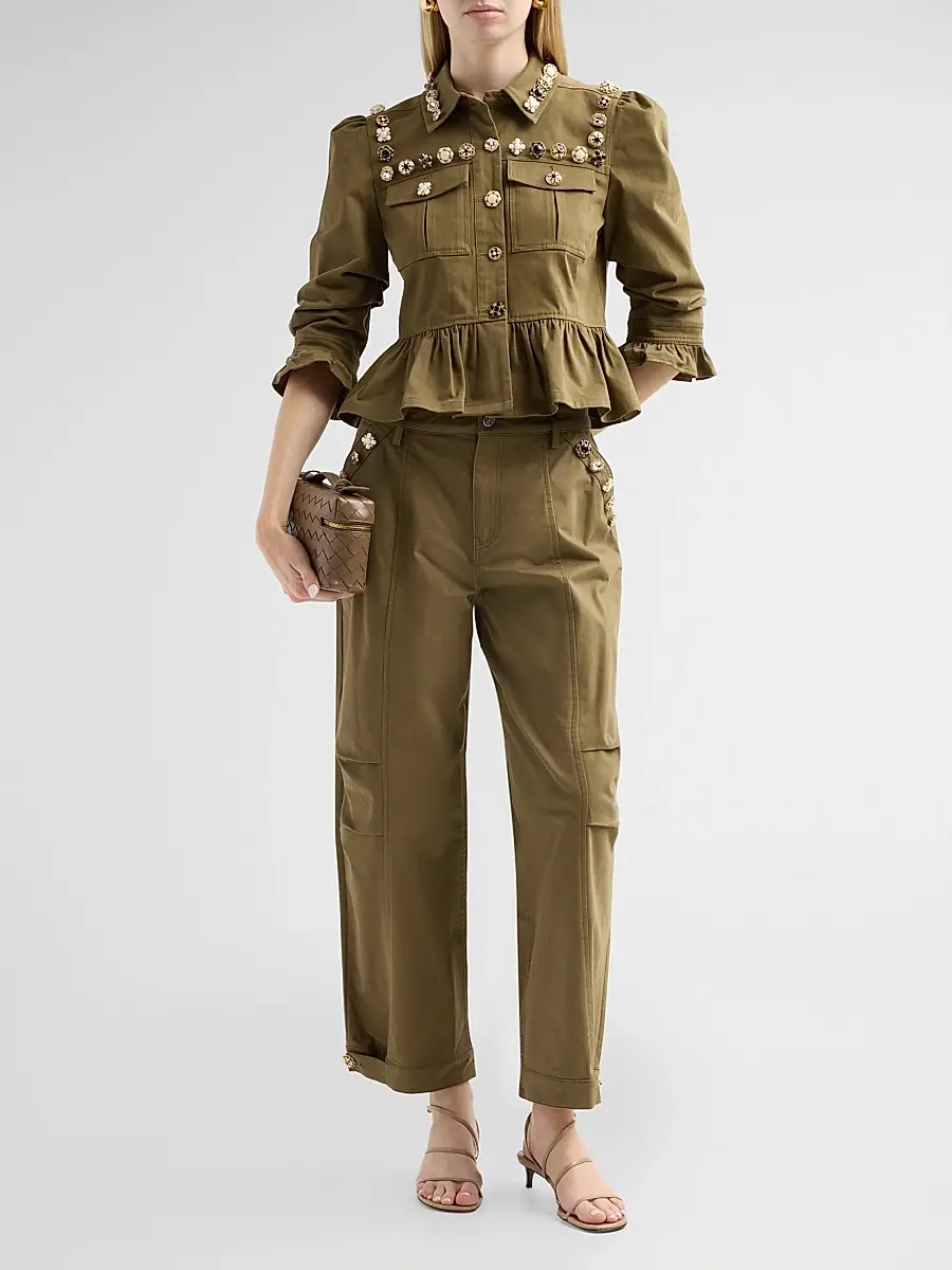 Cinq à Sept Women's Mixed Buttons Delanie Jacket | Thumbnail 2 Cinq à Sept Women's Mixed Buttons Delanie Jacket | Thumbnail 2