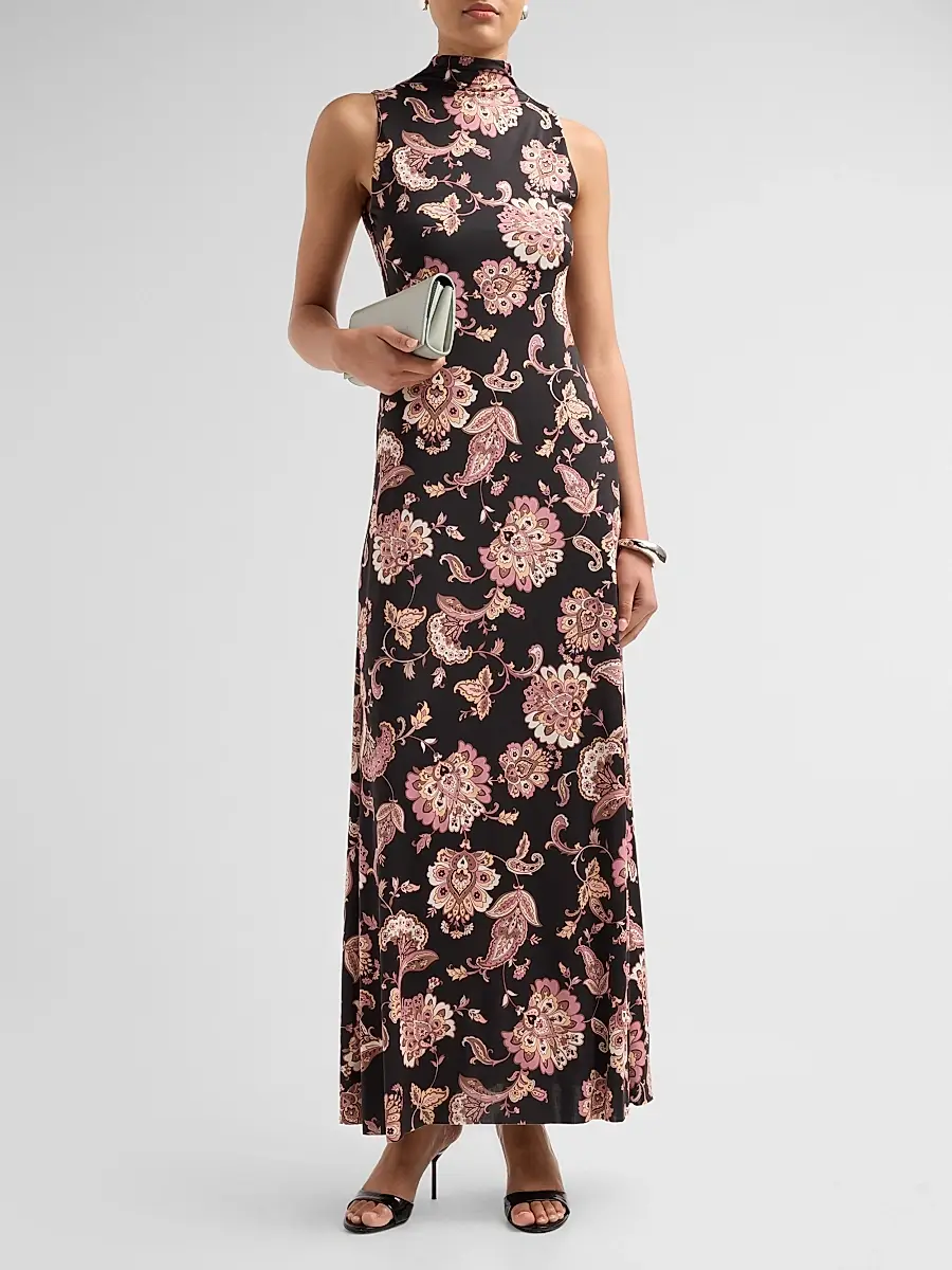 Misa Los Angeles Women's Lila Printed Maxi Dress | Thumbnail 2