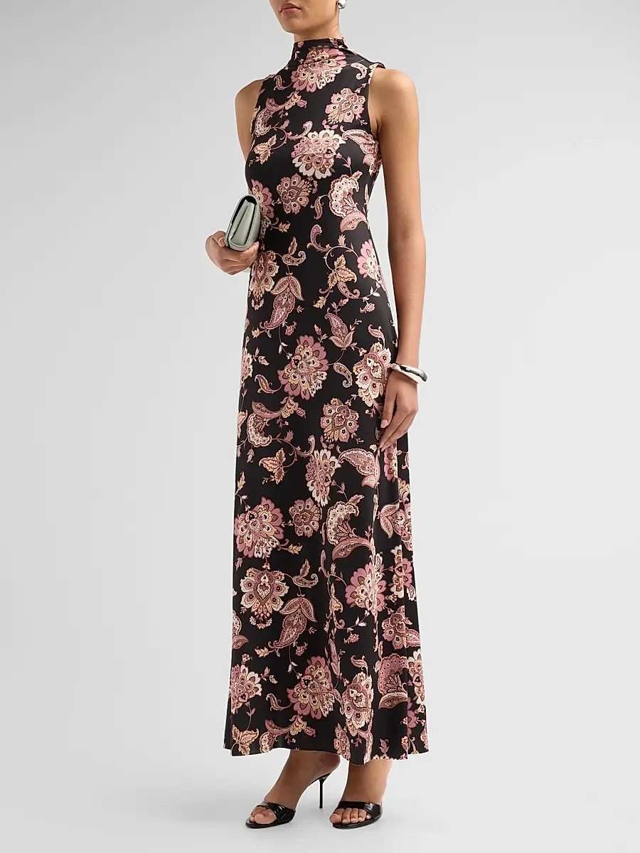 Misa Los Angeles Women's Lila Printed Maxi Dress | Thumbnail 4