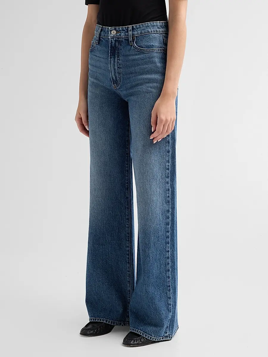 PAIGE Women's Frances High-Rise Wide-Leg Jeans | Thumbnail 4 PAIGE Women's Frances High-Rise Wide-Leg Jeans | Thumbnail 4