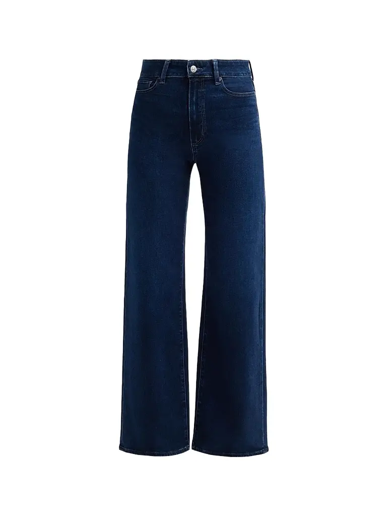 PAIGE Women's Anessa High-Rise Wide-Leg Jeans