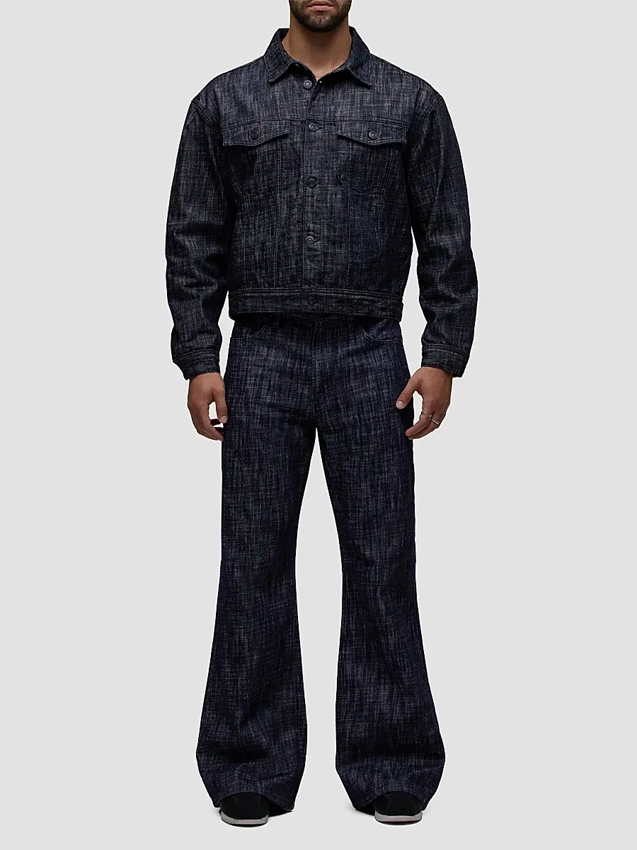 Hudson Jeans Men's Denim Trucker Jacket | Thumbnail 2 Hudson Jeans Men's Denim Trucker Jacket | Thumbnail 2