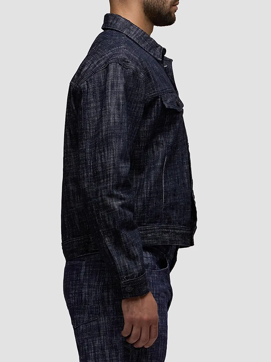 Hudson Jeans Men's Denim Trucker Jacket | Thumbnail 5 Hudson Jeans Men's Denim Trucker Jacket | Thumbnail 5