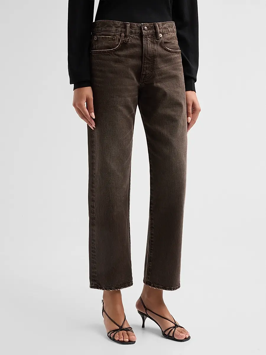 R13 Women's Boyfriend Crop Jeans | Thumbnail 4