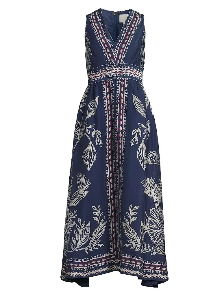Lilly Pulitzer Women's Daniella Leafy Midi-Dress
