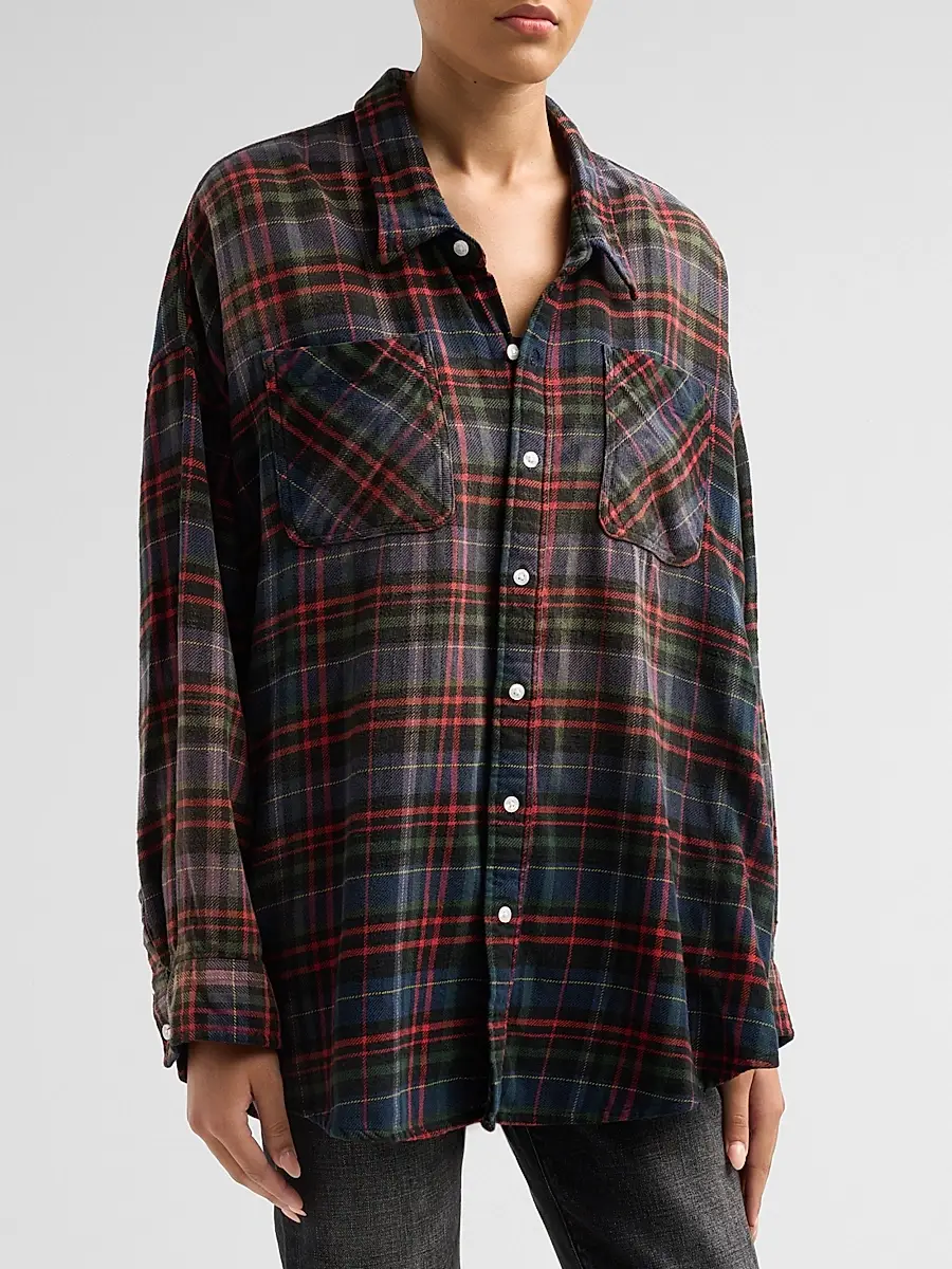 R13 Women's Drop Neck Workshirt | Thumbnail 4