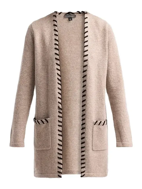 Saks Fifth Avenue Women's Whipstitch Cashmere Cardigan