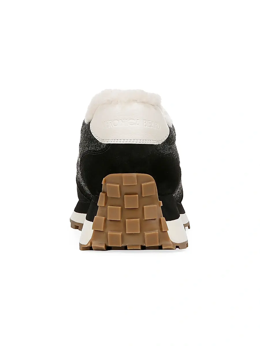Veronica Beard Women's Valentina-3 Shearling-Lined Sneakers | Thumbnail 3 Veronica Beard Women's Valentina-3 Shearling-Lined Sneakers | Thumbnail 3