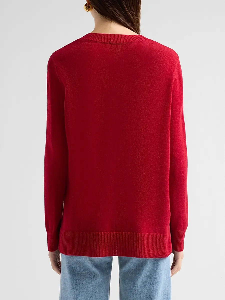 Saks Fifth Avenue Women's Cashmere V-Neck Sweater | Thumbnail 3 Saks Fifth Avenue Women's Cashmere V-Neck Sweater | Thumbnail 3