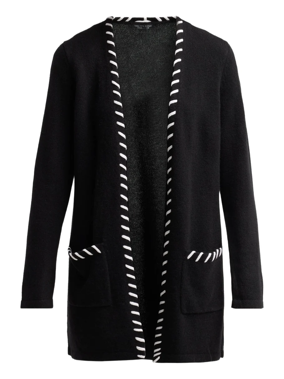 Saks Fifth Avenue Women's Whipstitch Cashmere Cardigan