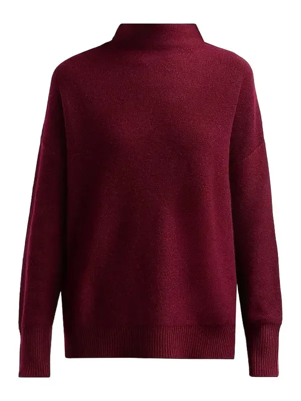 Saks Fifth Avenue Women's Cashmere Drop-Shoulder Turtleneck Sweater
