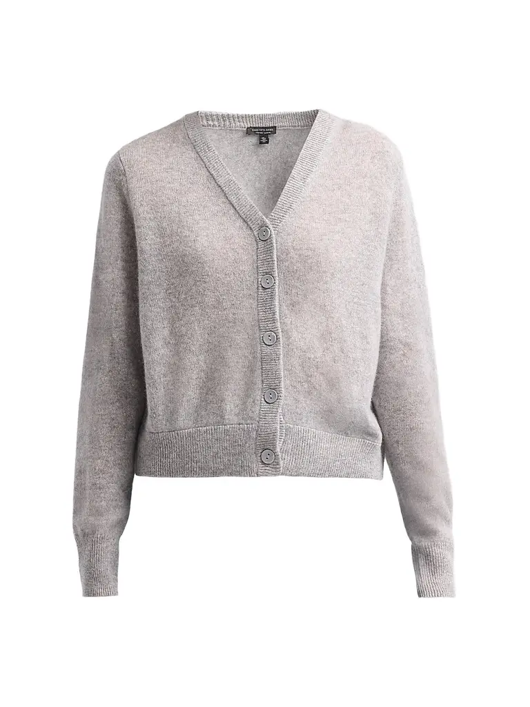 Women's V-Neck Cashmere Crop Cardigan Women's V-Neck Cashmere Crop Cardigan