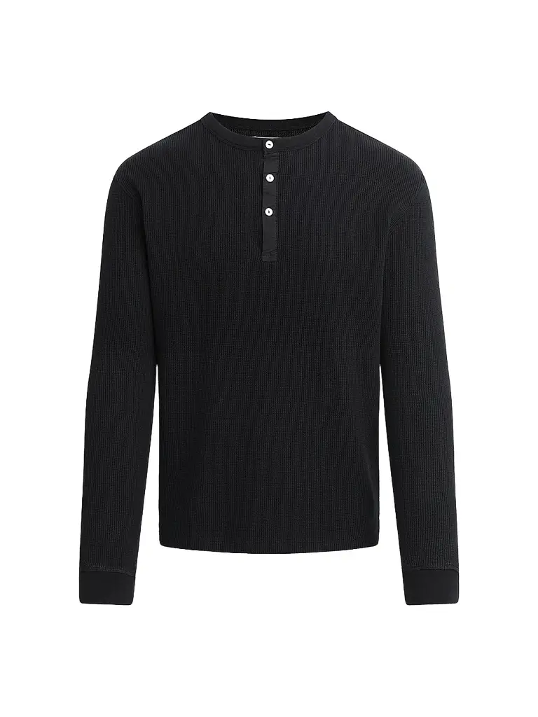 Joe's Jeans Men's Waffle-Knit Cotton Henley