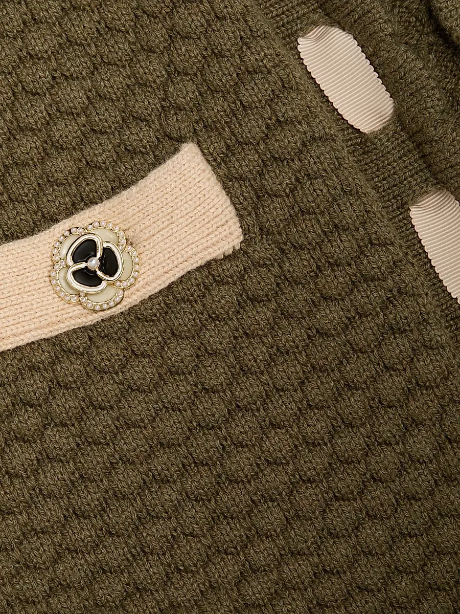 L'Agence Women's Astor Cotton-Blend Crewneck Cardigan | Thumbnail 7