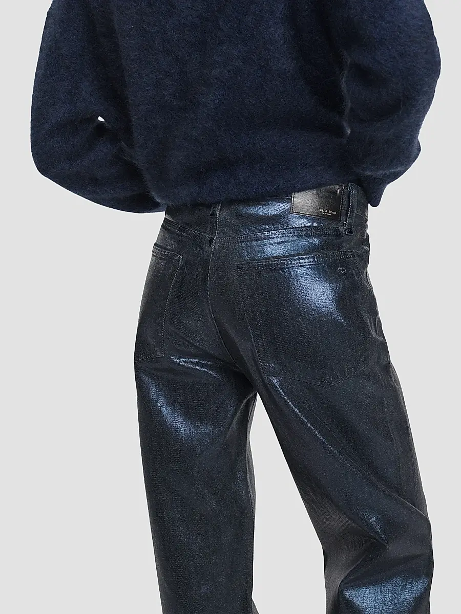 rag & bone Women's Logan Coated Wide-Leg Pants | Thumbnail 7 rag & bone Women's Logan Coated Wide-Leg Pants | Thumbnail 7