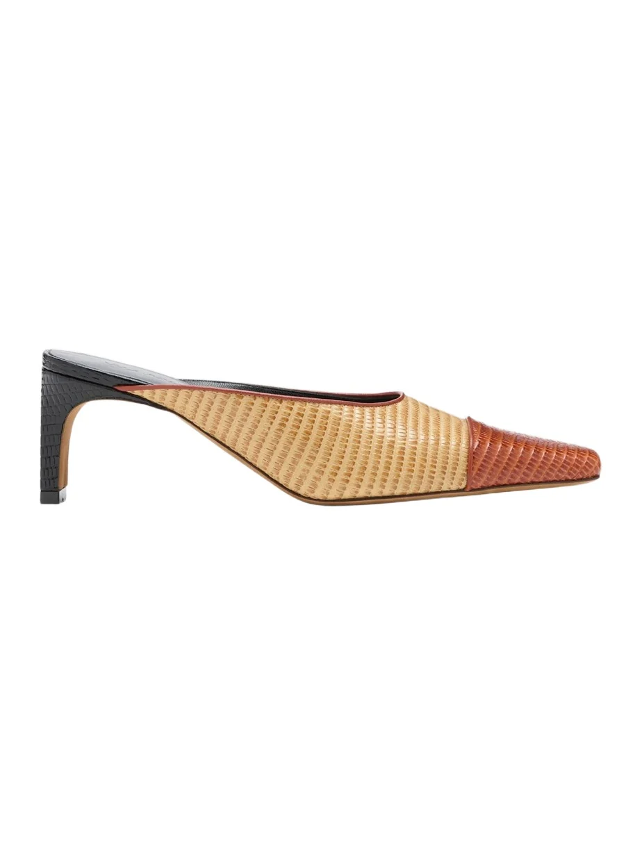 Ulla Johnson Women's Carlyle Spotted Calf Hair Mules