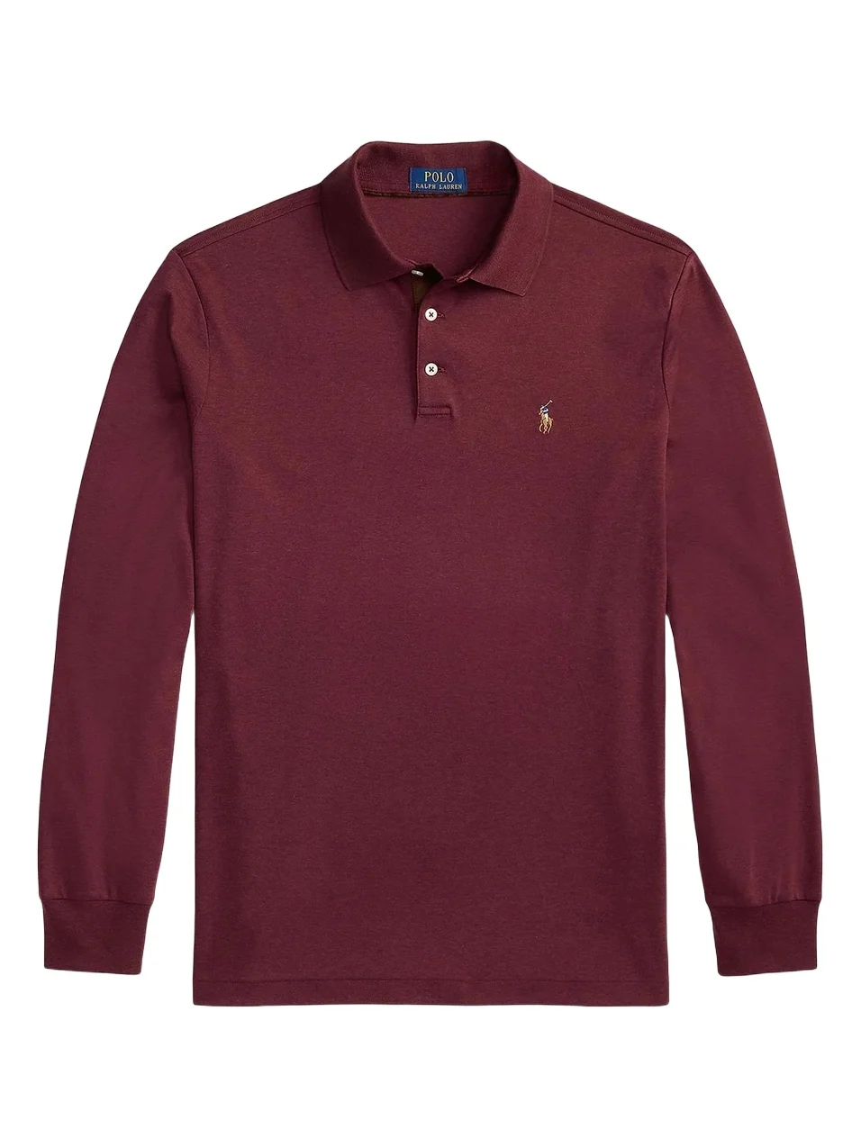 Men's Cotton Long-Sleeve Polo Shirt Men's Cotton Long-Sleeve Polo Shirt