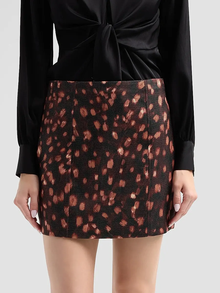 Milly Women's Jaylene Chevron Jacquard Mini Skirt | Thumbnail 5 Milly Women's Jaylene Chevron Jacquard Mini Skirt | Thumbnail 5