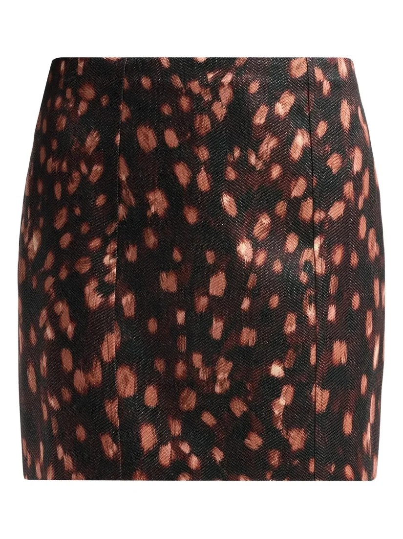 Women's Jaylene Chevron Jacquard Mini Skirt Women's Jaylene Chevron Jacquard Mini Skirt