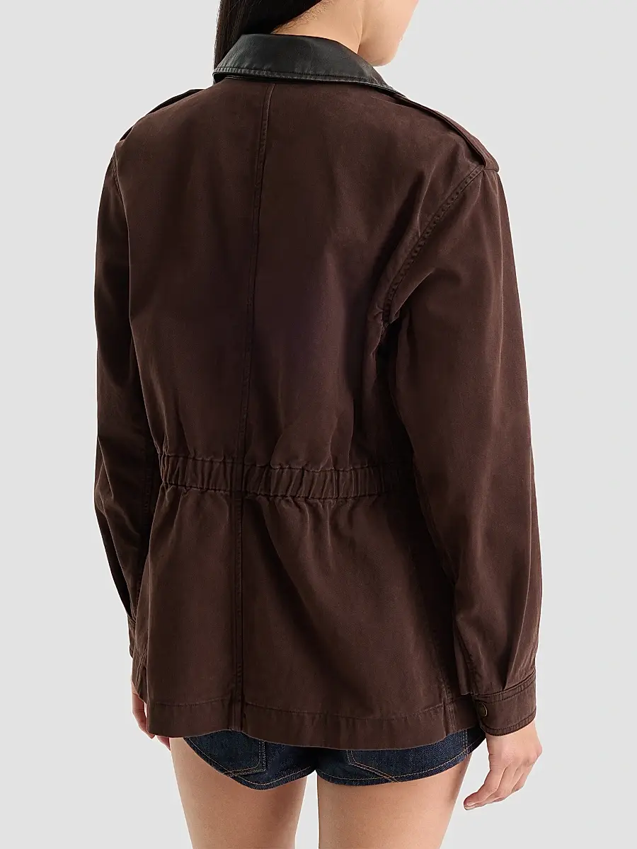 GOOD AMERICAN Women's Field Utility Cotton Jacket | Thumbnail 3 GOOD AMERICAN Women's Field Utility Cotton Jacket | Thumbnail 3