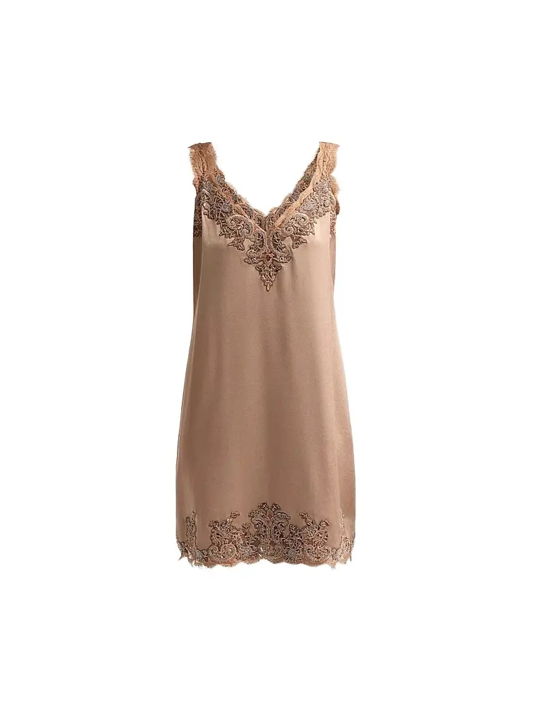 Women's Ciara Embroidered Lace-Trimmed Mini Slip Dress Women's Ciara Embroidered Lace-Trimmed Mini Slip Dress