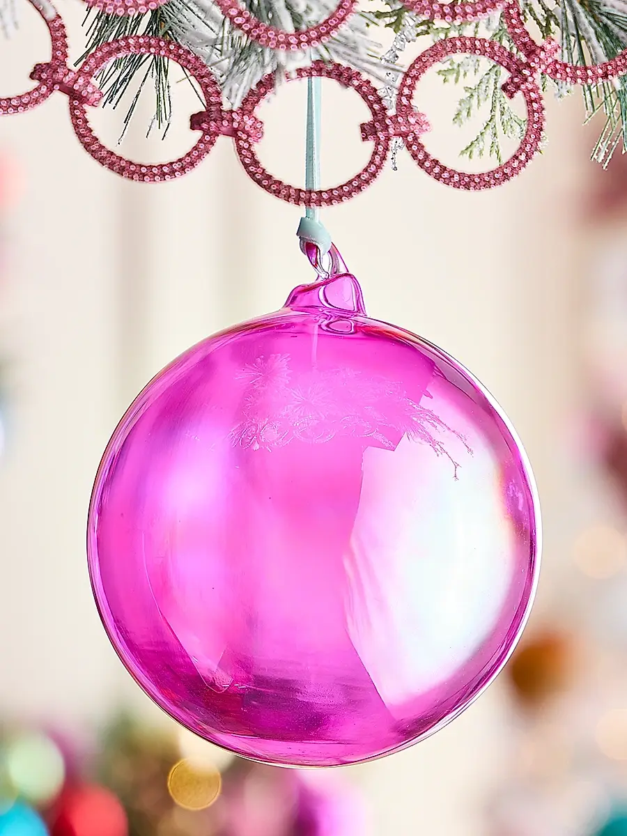 Jim Marvin Bottle Glass Ball Ornament | Image 1 Jim Marvin Bottle Glass Ball Ornament | Image 1