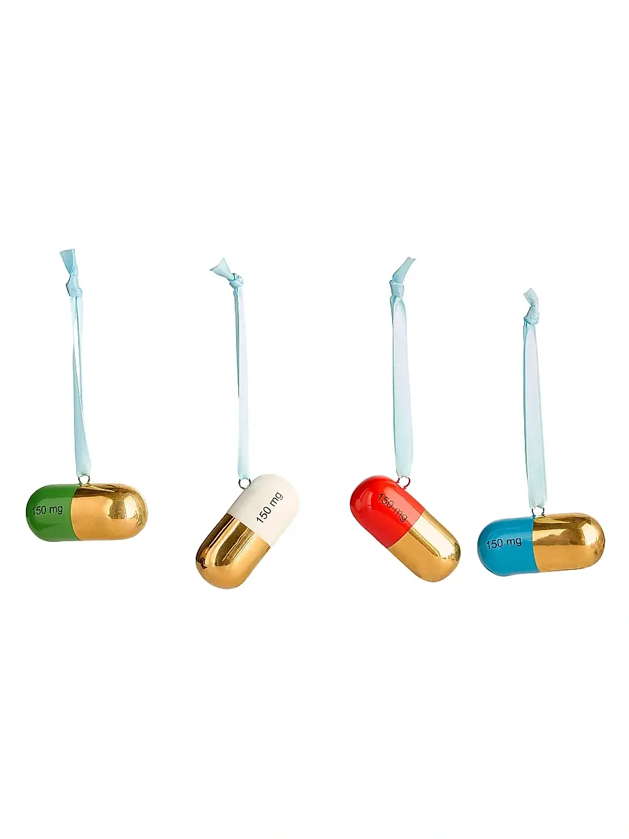 Jonathan Adler Full Dose 4-Piece Ornament Set | Thumbnail 2