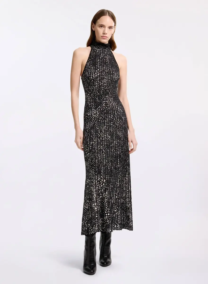 Elie Saab Halter Neck Knit Dress | Thumbnail 2 Elie Saab Halter Neck Knit Dress | Thumbnail 2
