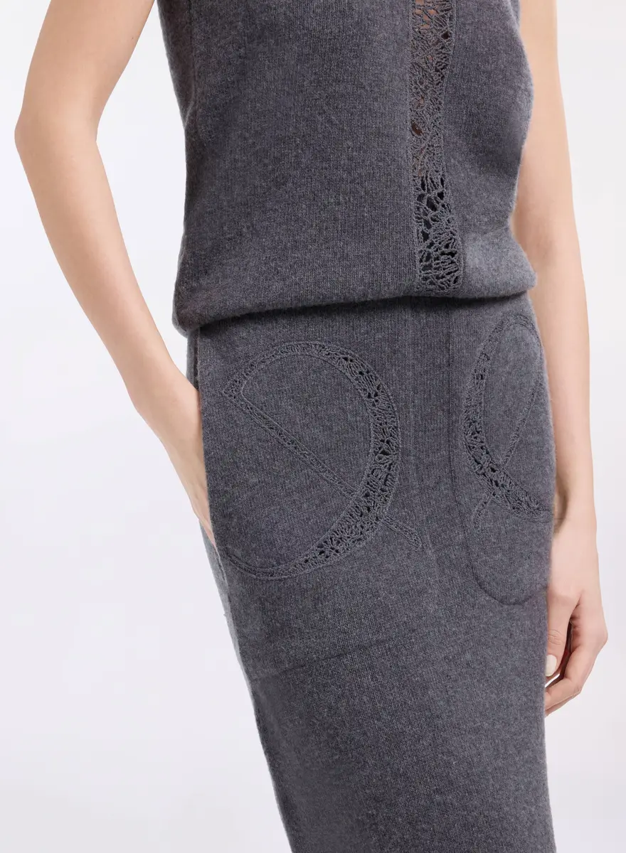 Elie Saab Knit Midi Skirt | Thumbnail 4 Elie Saab Knit Midi Skirt | Thumbnail 4