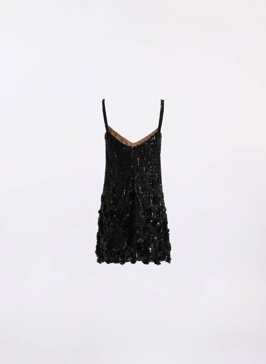 Elie Saab Bead Embroidered Short Dress | Thumbnail 5 Elie Saab Bead Embroidered Short Dress | Thumbnail 5