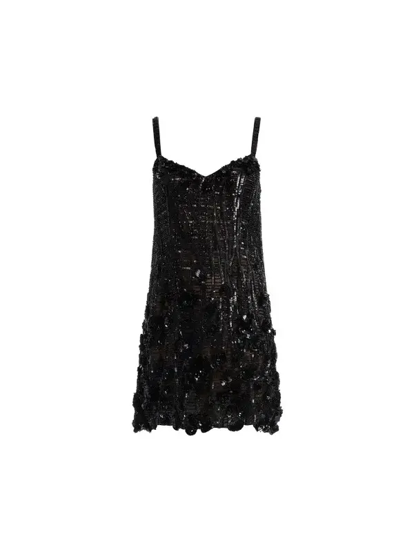 Bead Embroidered Short Dress Bead Embroidered Short Dress